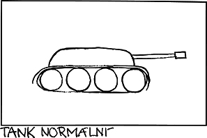 Tank normln. Ilustrace: Martin Burian